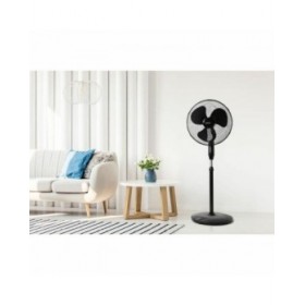 Ventilatore a Piantana Oceanic 683568 Nero 45 W