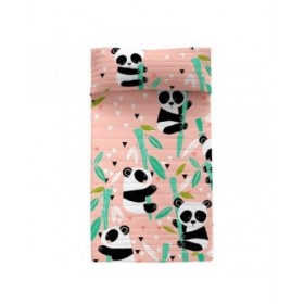 Trapunta HappyFriday Moshi Moshi Rosa 180 x 260 cm Panda