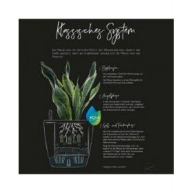 Vaso Lechuza Plastica Rettangolare 50 x 50 x 95 cm