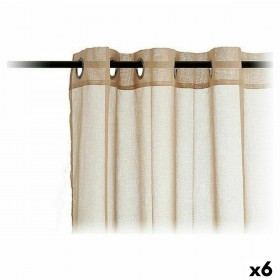 Tende 140 x 260 cm Beige (6 Unità)
