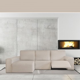 Rivestimento per chaise longue braccio lungo sinistro Eysa JAZ Beige 180 x 120 x 360 cm