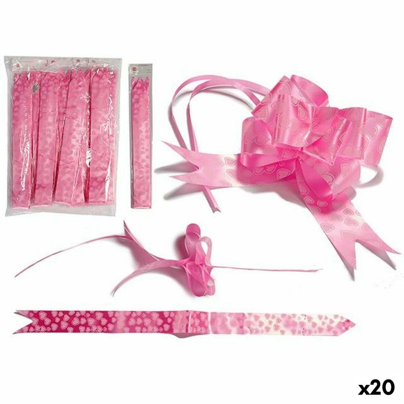 Cinte Cuori Rosa 5 x 73 x 73 cm (20 Unità)