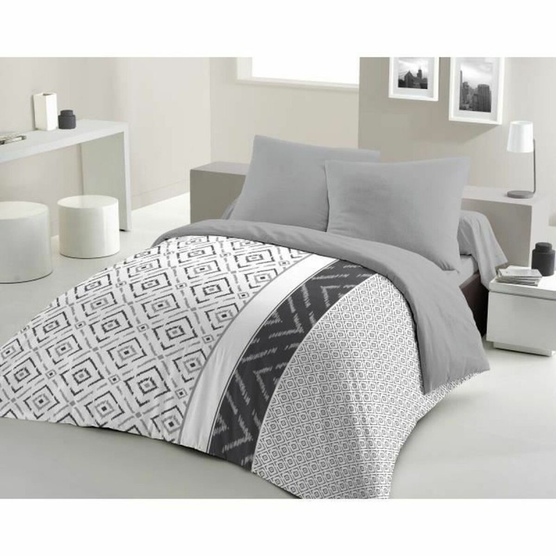 Set di copripiumino HOME LINGE PASSION Dream Grigio 220 x 240 cm