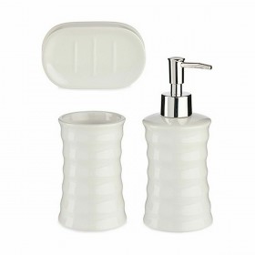 Set da Bagno Bianco Ceramica (12 Unità)