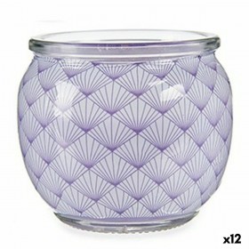 Candela Profumata Lavanda 7,5 x 6,3 x 7,5 cm (12 Unità)