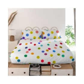 Lenzuolo Superiore HappyFriday Confetti Multicolore 260 x 270 cm (Coriandoli)