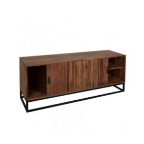 Credenza Romimex Marrone Legno di acacia 40 x 60 x 140 cm