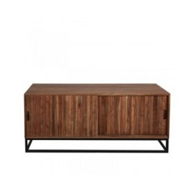 Credenza Romimex Marrone Legno di acacia 40 x 60 x 140 cm