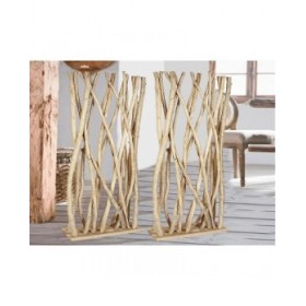 Separatore Romimex Naturale teak 60 x 180 x 15 cm