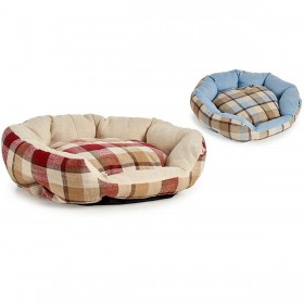 Letto per animali domestici A quadri 48 x 18 x 58 cm (6 Unità)