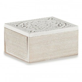 Scatola Decorativa 16 x 8 x 11 cm Legno (6 Unità)
