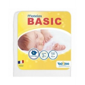 Materasso per culla YOOPIDOO Basic 60 x 120 cm