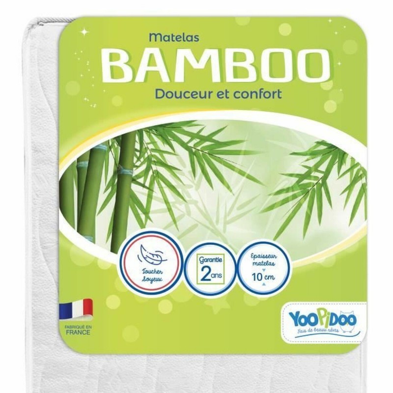 Materasso per culla YOOPIDOO Bamboo 60 x 120 cm