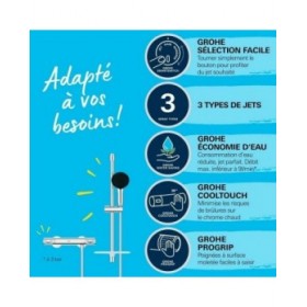 Colonna doccia Grohe Precision Feel Plastica