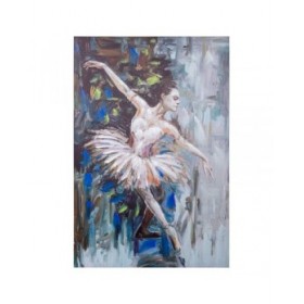 Quadro Alexandra House Living Legno Ballerina 80 x 120 x 3 cm