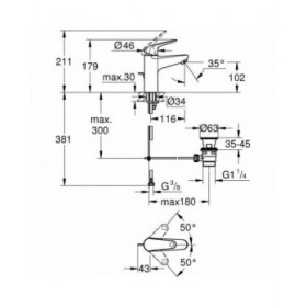 Rubinetto Monocomando Grohe Metallo