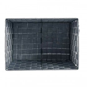 Cesto per i Panni Grigio Stoffa 10 L 25 x 20,5 x 35 cm (12 Unità)