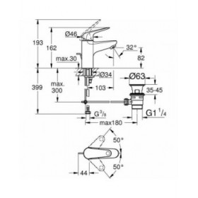 Rubinetto Monocomando Grohe Metallo