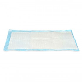 Tappetini Igienici per Cani 40 x 60 cm Azzurro Bianco Carta Polietilene (10 Unità)