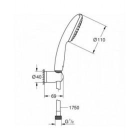 Soffione Grohe Plastica