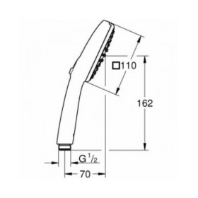 Soffione Grohe Plastica