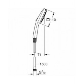 Soffione Grohe Plastica