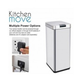 Secchio della spazzatura Kitchen Move Grigio 50 L