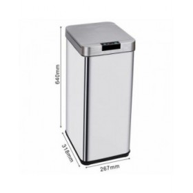 Secchio della spazzatura Kitchen Move Grigio 50 L