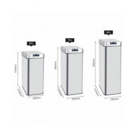 Secchio della spazzatura Kitchen Move Grigio 70 L