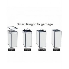 Secchio della spazzatura Kitchen Move Grigio 70 L
