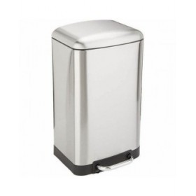 Secchio della spazzatura Kitchen Move Acciaio inossidabile 30 L Grigio