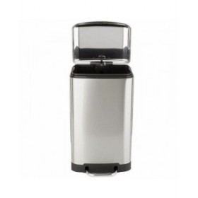 Secchio della spazzatura Kitchen Move Acciaio inossidabile 30 L Grigio