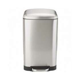 Secchio della spazzatura Kitchen Move Acciaio inossidabile 30 L Grigio