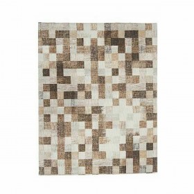 Tovaglia Tela Antimacchia Quadri 140 x 180 cm Beige (6 Unità)