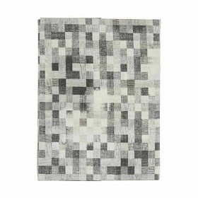 Tovaglia Tela Antimacchia Quadri 140 x 180 cm Grigio (6 Unità)