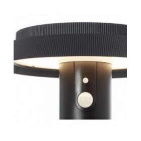 Lampada ad energia solare Brilliant Nero Metallo Plastica 4 W