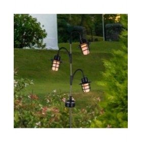 Lampada ad energia solare Lumisky BERRY SPIKE Nero
