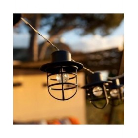 Ghirlanda di Luci LED Lumisky Detroit Bianco Nero Floreale