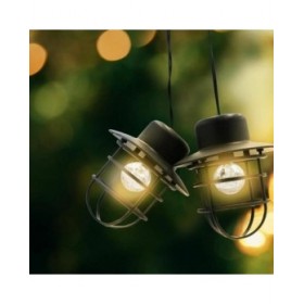 Ghirlanda di Luci LED Lumisky Detroit Bianco Nero Floreale
