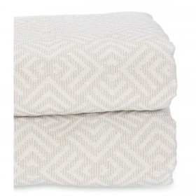 Trapunta Geometrico 180 x 260 cm Beige (4 Unità)