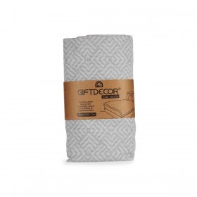 Trapunta 180 x 260 cm Geometrico Grigio (4 Unità)