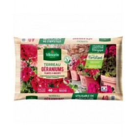 Terriccio Vilmorin géraniums 40 L