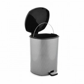 Cestino a pedale Grigio scuro Plastica 11 L (6 Unità)