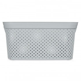 Cesto per i Panni Grigio Plastica 10 L 24 x 17 x 35 cm (24 Unità)