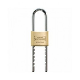 Lucchetto con chiave Burg-Wachter 400 E HB 50 Flex SB Metallo Acciaio Rettangolare