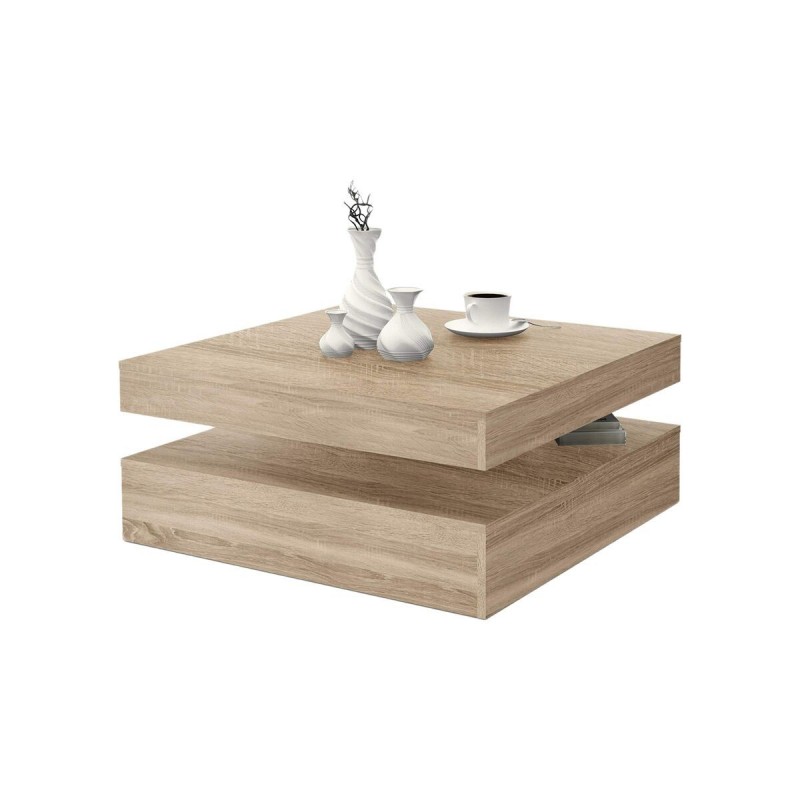 Tavolino da Caffè Marrone 78 x 78 x 36 cm