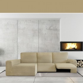 Rivestimento per chaise longue braccio lungo sinistro Eysa JAZ Beige 180 x 120 x 360 cm