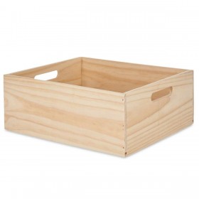 Scatola Decorativa Legno di pino 31 x 14 x 36 cm (4 Unità)