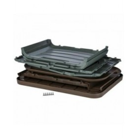 Stallo Kerbl Grigio 100 % Riciclato