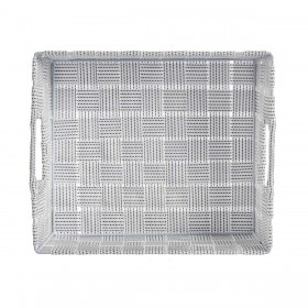 Cestino Multiuso Bianco Stoffa 3 L 23 x 8 x 27 cm (48 Unità)
